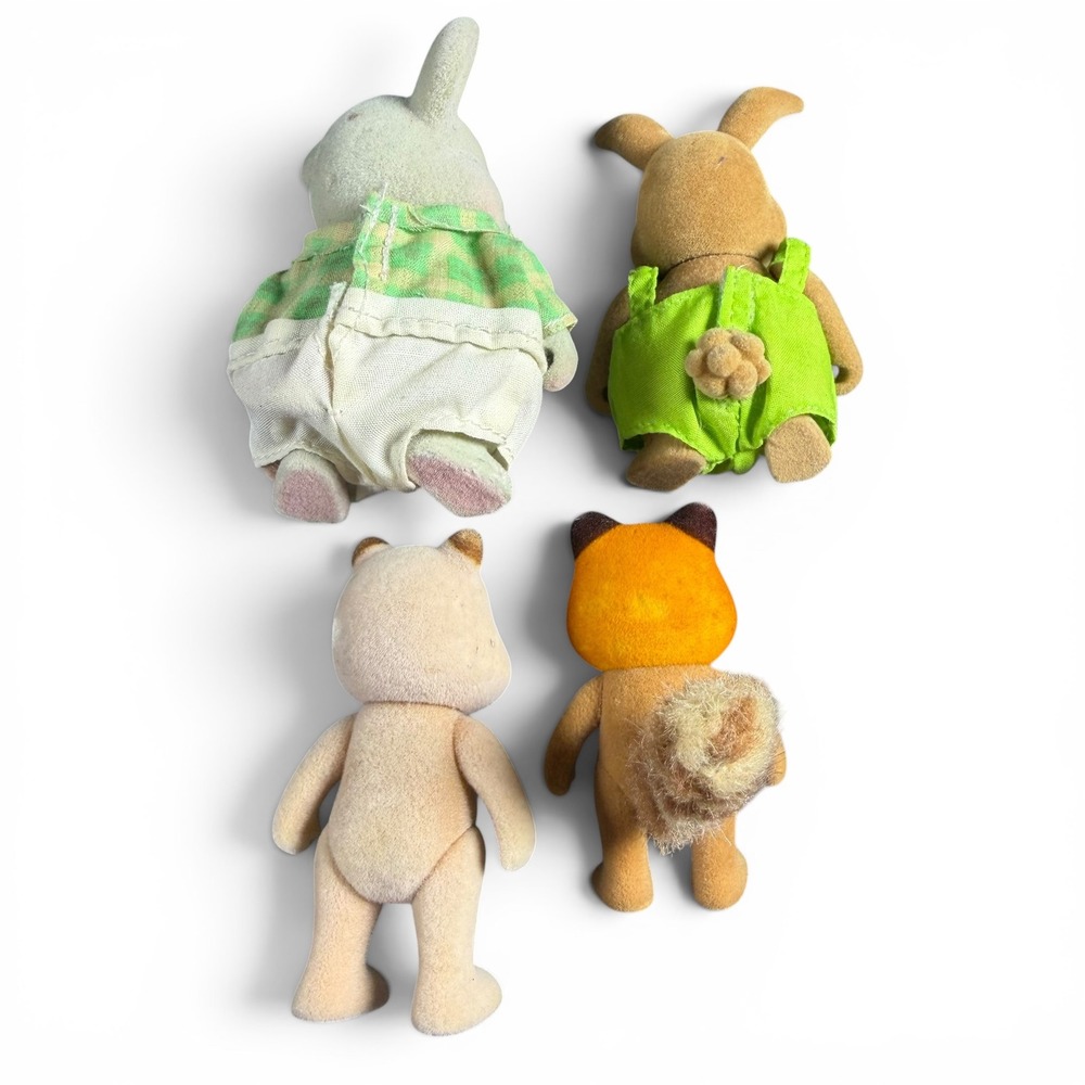 Calico Critters Sylvanian Families Lot 7 Figures Rabbit Mouse Red Panda - Picture 3 of 5